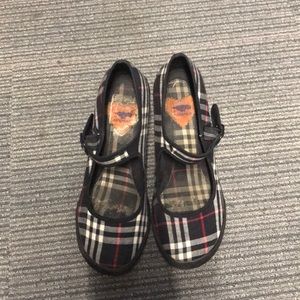 Rocket Dog Plaid Mary Jane Wedges Size 9